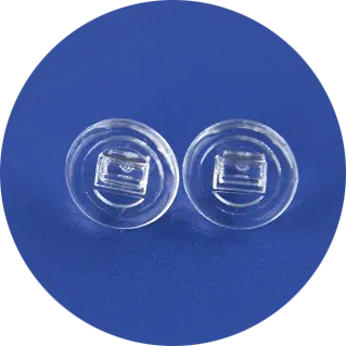 Plaqueta Silicone Parafuso 9mm