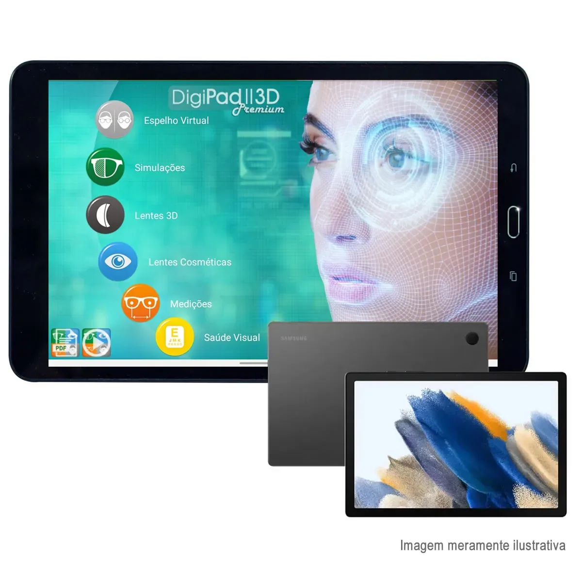 Digipad Matrix com Tablet (sem Realidade Virtual)