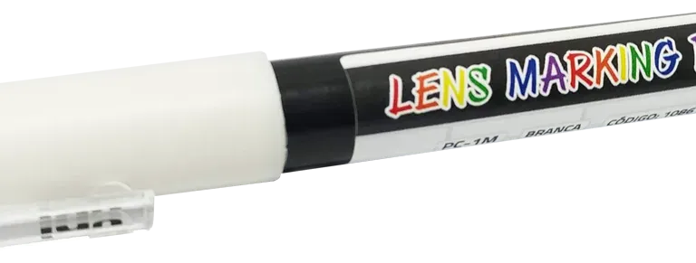 Lens Marking Pen Branca PC3M - Caneta de Marcação