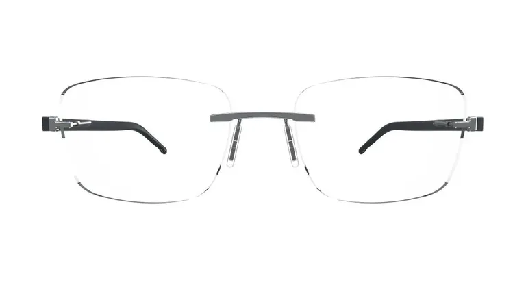 Óculos de Grau HB Polytech 2 0402 Matte Grey/ Matte Black  - Lente 5,5