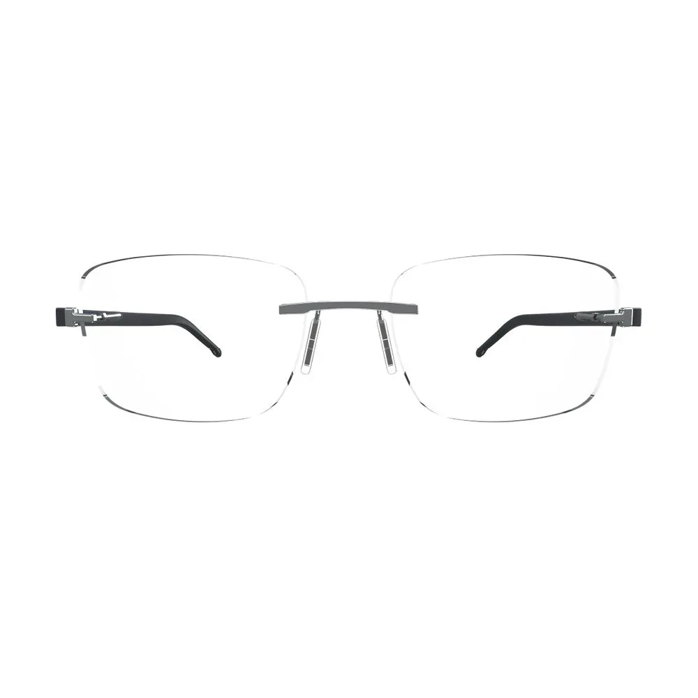 Óculos de Grau HB Polytech 2 0402 Matte Grey/ Matte Black - Lente 5,5