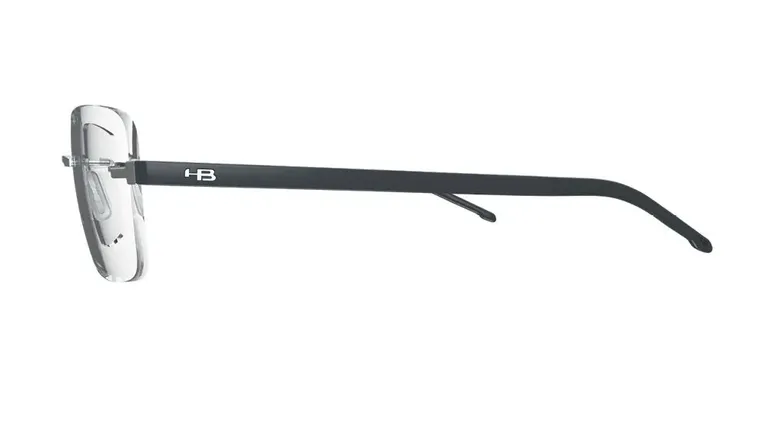 Óculos de Grau HB Polytech 2 0402 Matte Grey/ Matte Graphite  - Lente 5,5