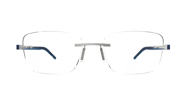 Óculos de Grau HB Polytech 2 0402 Matte Grey/ Naval Blue - Lente 5,5