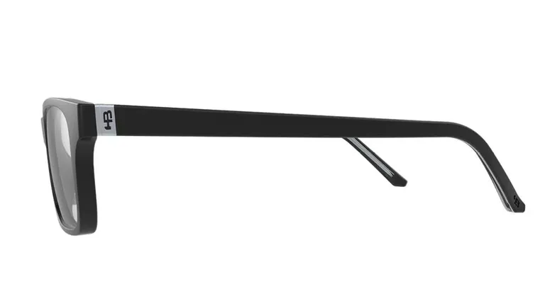 Óculos de Grau HB Polytech 3 0429 Matte Black - Lente 5,2 cm