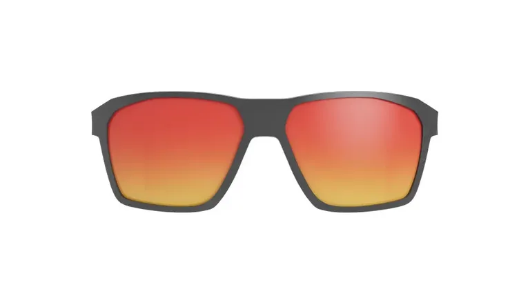 Clip On para Óculos de Grau HB Casual Presto - Graphene/ Red Chrome