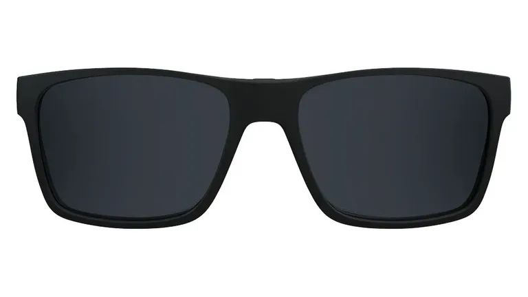 Clip On para Óculos de Grau HB Switch 0339 Matte Black Wood/ Polarized Gray - Lente 5.3cm