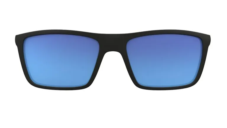 Clip On para Óculos de Grau HB Switch 0379 Matte Black/ Polarized Blue