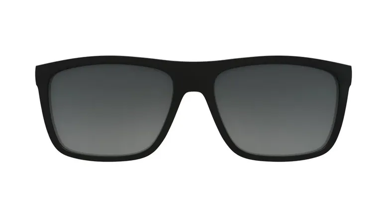 Clip On para Óculos de Grau HB Switch 0380 Matte Black/ Polarized Gray