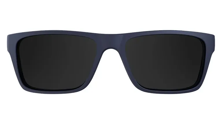 Clip On para Óculos de Grau HB Switch 93160 - Matte Navy/ Polarized Gray