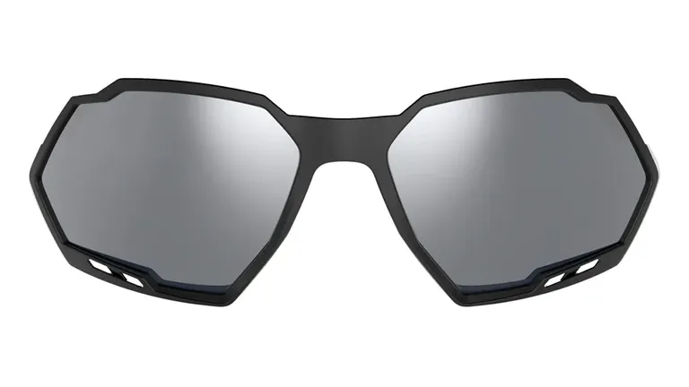 Clip On para Óculos de Sol HB Rush Matte Black/ Silver Chrome