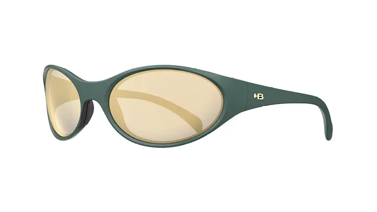 Óculos de Sol HB Aliens Return M Militay Green Gold Chrome