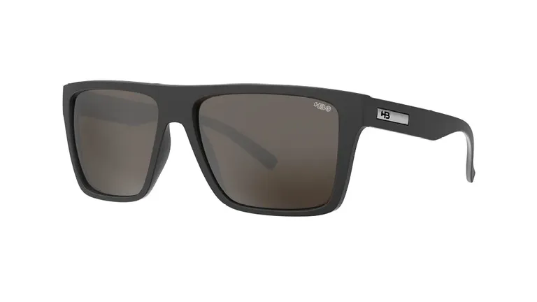 Óculos de Sol HB Floyd Matte Black Brown Polarized Glass