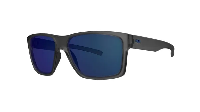 Óculos de Sol HB Freak Matte Onyx Blue Chrome