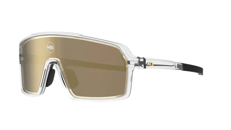 Óculos de Sol HB Grinder Gloss Crystal Gold Chrome