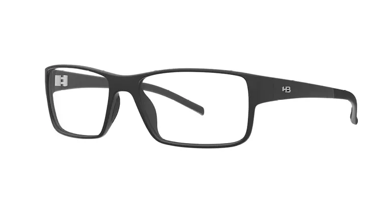 Óculos de Grau HB Polytech  0539 Matte Black Demo