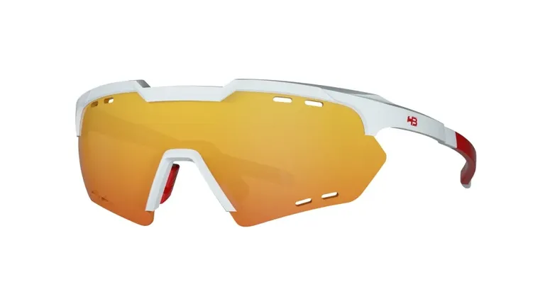 Óculos de Sol HB Shield Compac R Pealerd White Multi Red