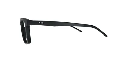 Óculos de Grau HB 0351 Switch Clip On Matte Black/ Gray Polarized lente 5,2