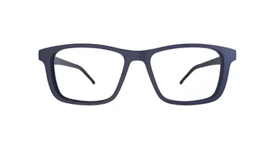 Óculos de Grau HB 0351 Switch Clip On Matte Navy/ Gray Polarized