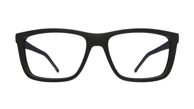 Óculos de Grau HB 0380 Switch Clip On Print Dots Blue/ Polarized Gray