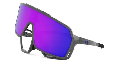 Óculos de Grau HB Presto Clip On Graphene/ Blue/ Blue Chrome - Lente 5,5 cm