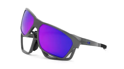 Óculos de Grau HB Presto Clip On Graphene/ Blue/ Blue Chrome - Lente 5,5 cm