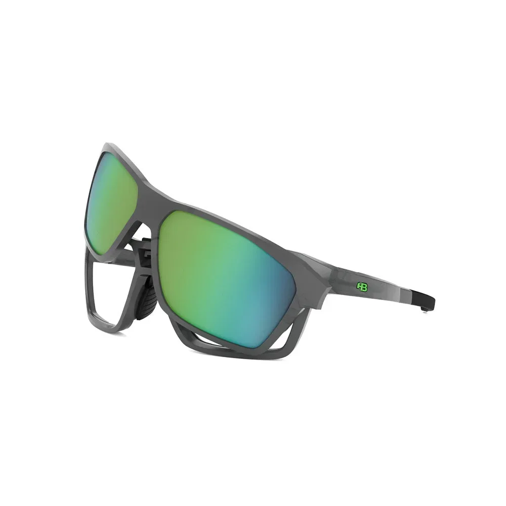 Óculos de Grau HB Presto Clip On Graphene/ Green/ Green Chrome