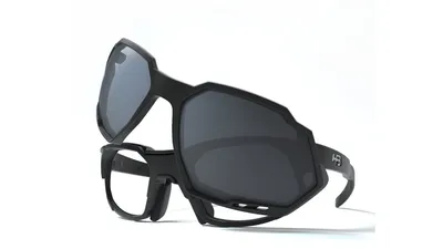 Óculos de Grau HB Rush Clip On Matte Black/ Gray