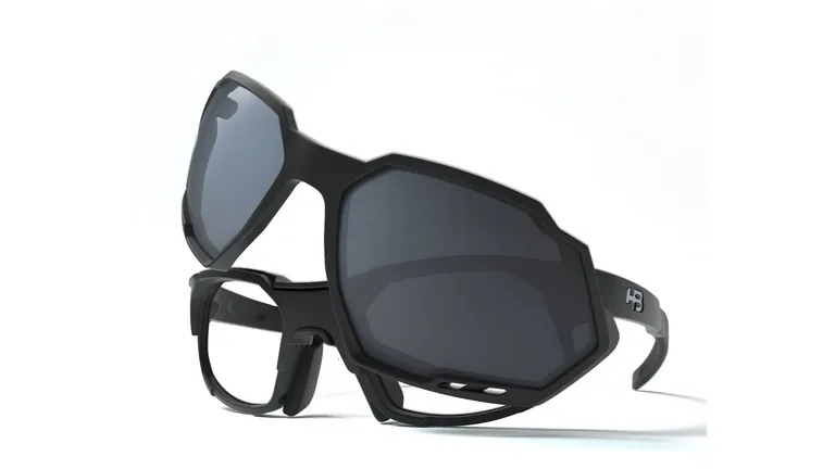 Óculos de Grau HB Rush Clip On Matte Black/ Gray