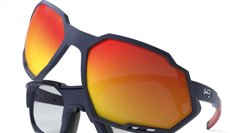 Óculos de Grau HB Rush Clip On Matte Navy/ Multi Red