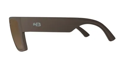 Óculos De Sol Hb Loud Matte Brown/ Brown