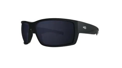 Óculos de sol HB Narrabeen Matte Black/ Gray Lente 6.5 cm
