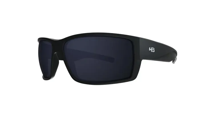 Óculos de sol HB Narrabeen Matte Black/ Gray Lente 6.5 cm