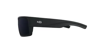 Óculos de sol HB Narrabeen Matte Black/ Gray Lente 6.5 cm