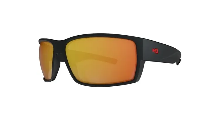 Óculos De Sol HB Narrabeen Matte Black/ Red Chrome