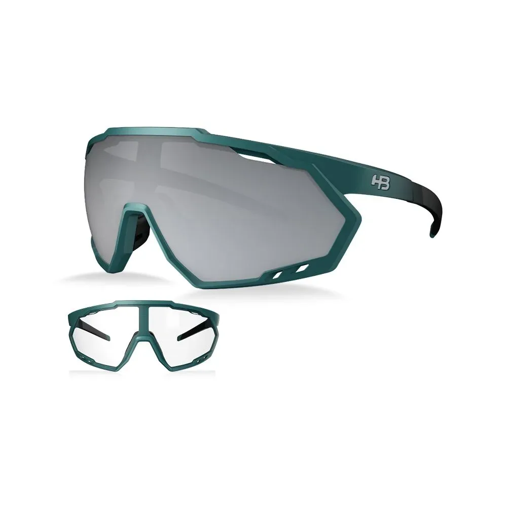 Óculos de Sol HB Spin Gradient Dark Green/ Silver/ Cristal - Lente 14,6 cm — Geral