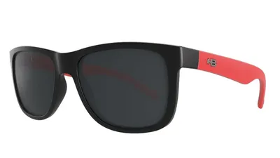 Óculos de Sol HB Teen Ozzie Matte Black Red Gray