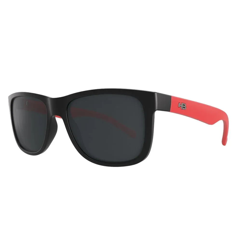 Óculos de Sol HB Teen Ozzie Matte Black Red Gray