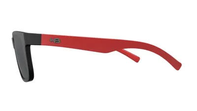 Óculos de Sol HB Teen Ozzie Matte Black Red Gray
