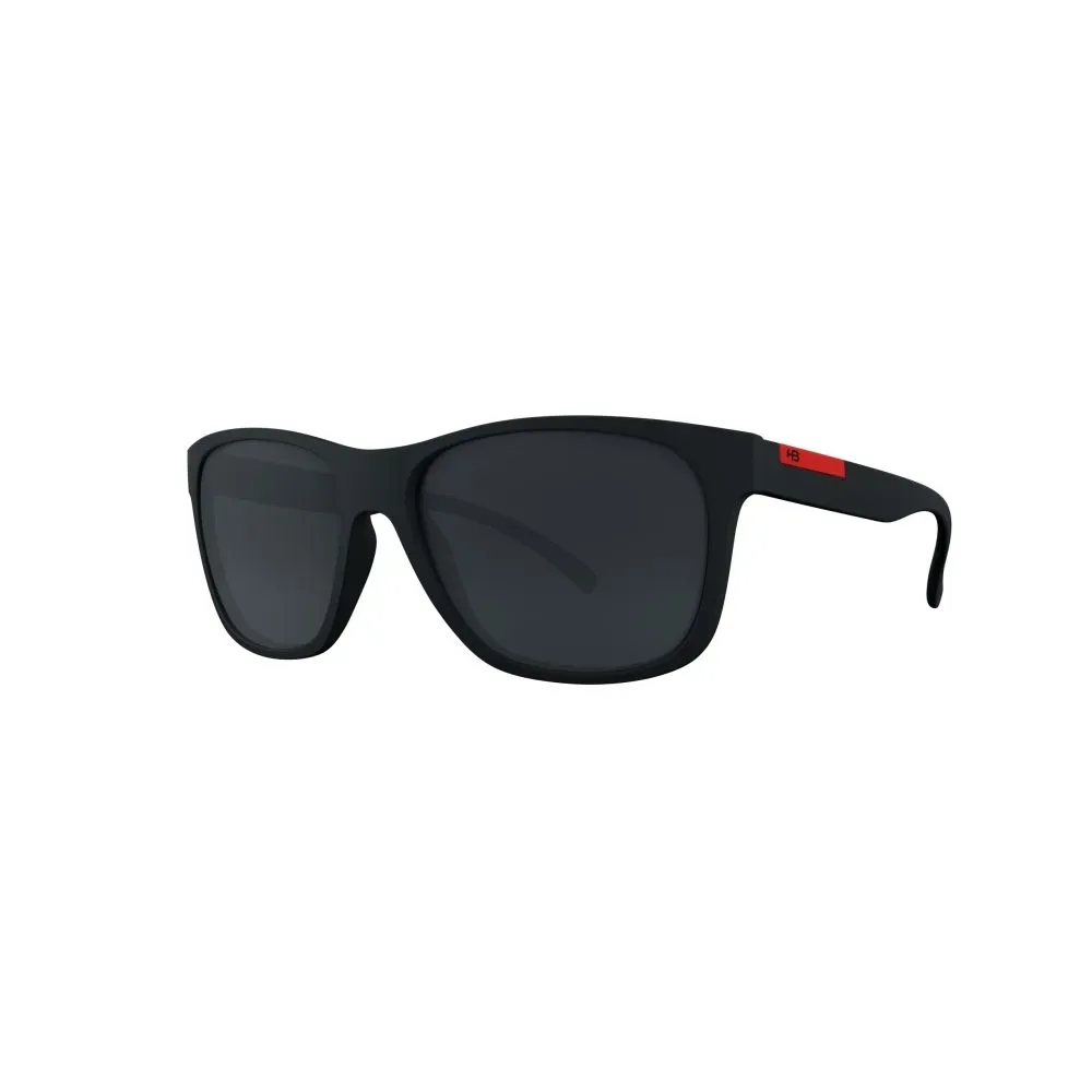 Óculos de Sol HB Underground Matte Black D. Red/ Gray - Solar - TAM 56 mm