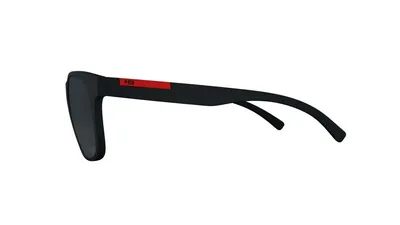 Óculos de Sol HB Underground Matte Black D. Red/ Gray - Solar - TAM 56 mm