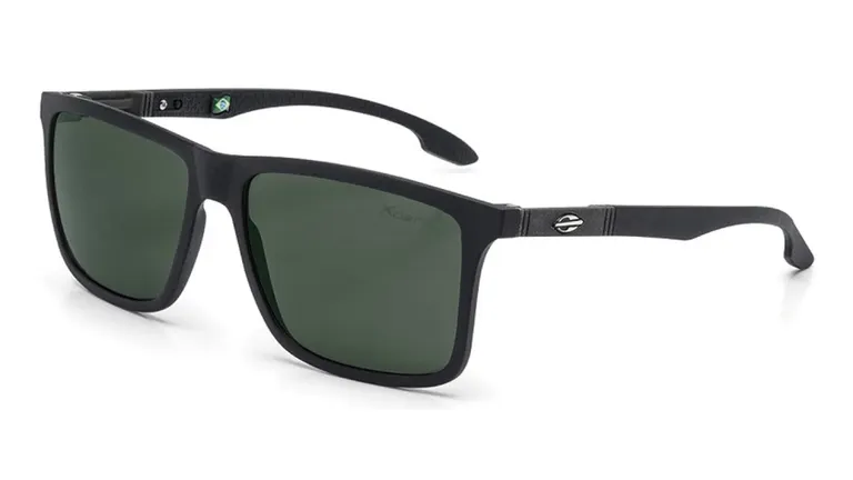 Óculos sol Mormaii kona preto fosco lente g15 polarizada