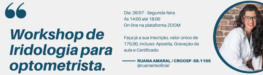 Optometria e Iridologia, uma união muito além da visão!