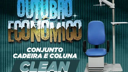 Conjunto cadeira e coluna