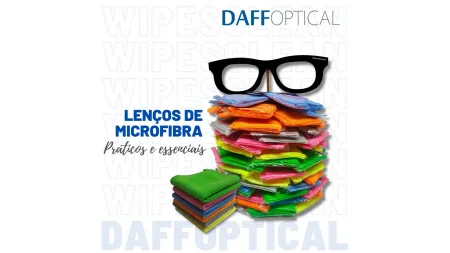 Wipes Clean - Os lenços de microfibra da DAFF Optical
