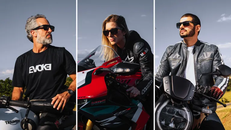 Evoke apresenta novos óculos para os apaixonados pelo motociclismo