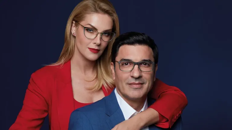 Ana Hickmann Eyewear e Edu Guedes com Ferrati Eyewear no Dia dos Namorados