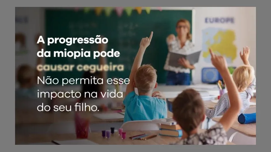 Miopia a longo prazo pode causar cegueira