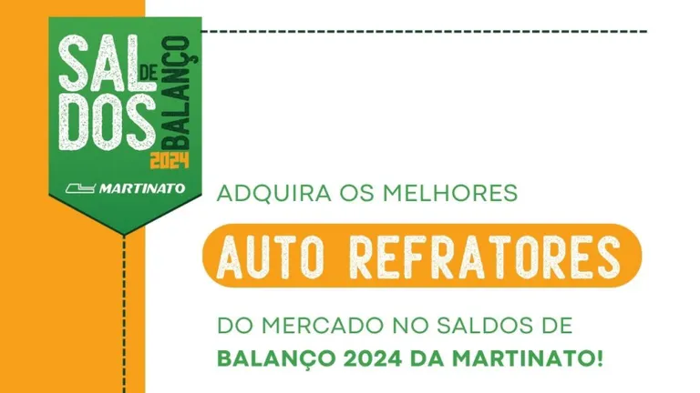 Saldo de Balanço Martinato / Auto Refrator com Ceratômetro