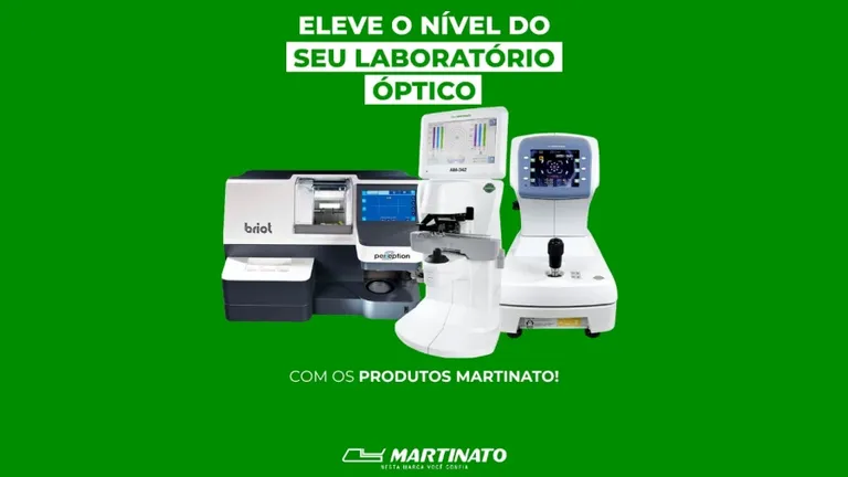 Eleve o nível do seu laboratório óptico com os produtos Martinato