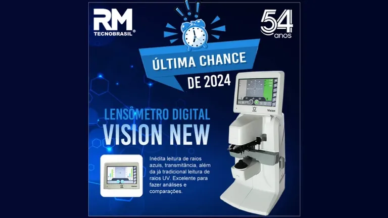 Promoção de Fim de Ano: Lensômetro Digital Vision New